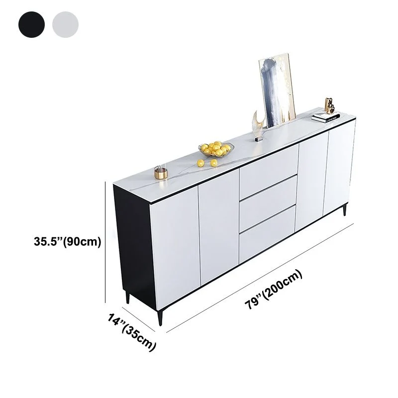 Eigentijds Style Buffet Sideboard Door and Drawer Sideboard Kitchen 180 x 90 cm 31l