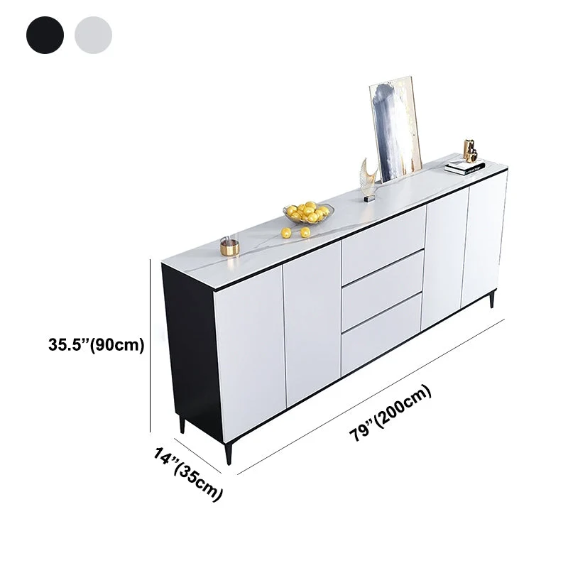 Eigentijds Style Buffet Sideboard Door and Drawer Sideboard Kitchen 180 x 90 cm 31l