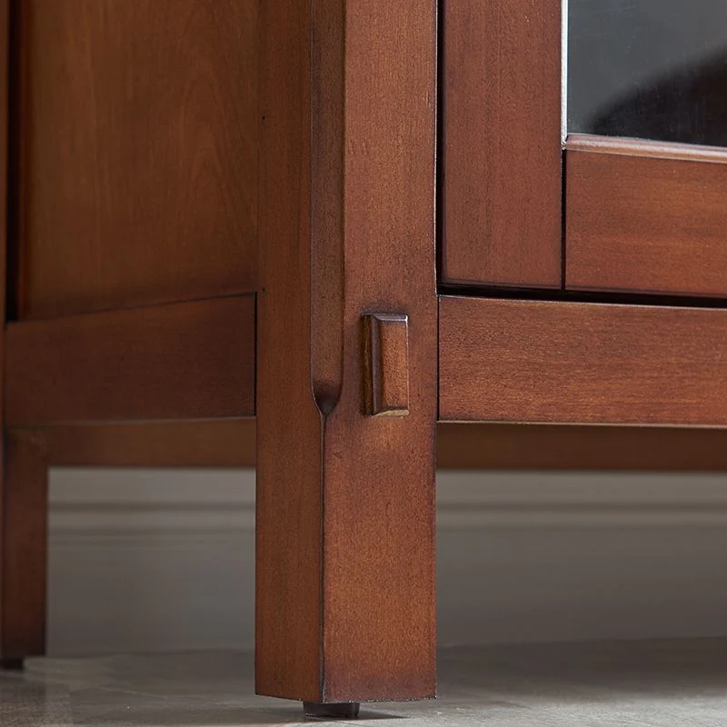 Eigentijds Wood Sideboard Buffet 2 Drawers Cabinets Buffet Sideboard Gemakkelijk Schoon te Maken 48l