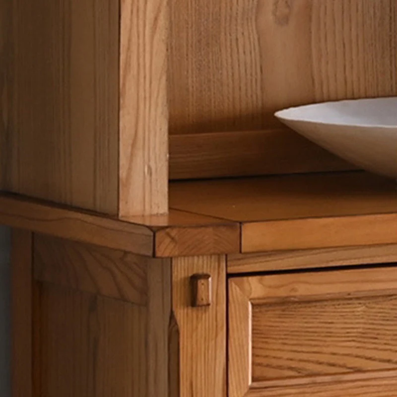 Eigentijds Wood Sideboard Buffet 2 Drawers Cabinets Buffet Sideboard Gemakkelijk Schoon te Maken 48l