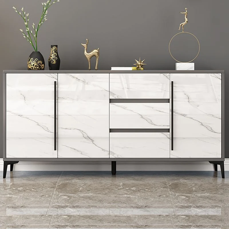 Engineered Wood Buffet Server Drawers Strak Sideboard Table 42l
