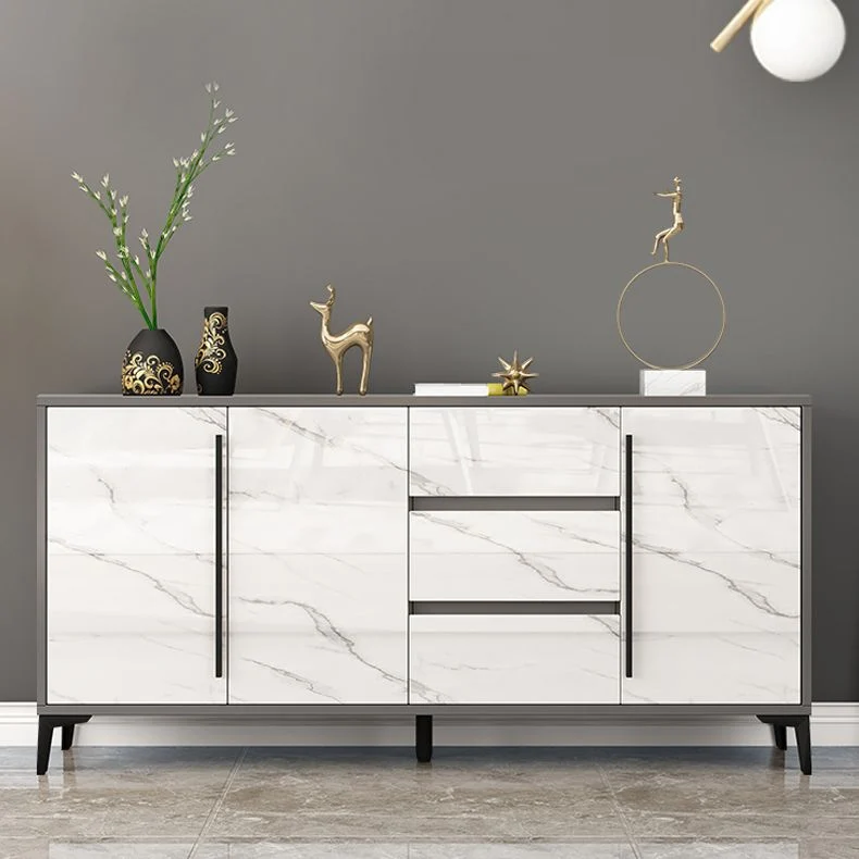Engineered Wood Buffet Server Drawers Strak Sideboard Table 42l