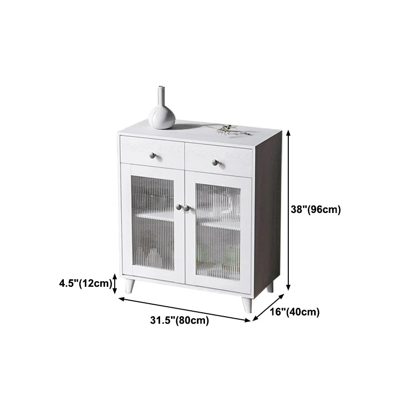 Engineered Wood Eigentijds Sideboard Dining Room Kitchen Sideboard voor 6 Personen 31l