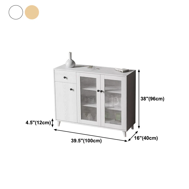 Engineered Wood Eigentijds Sideboard Dining Room Kitchen Sideboard voor 6 Personen 31l