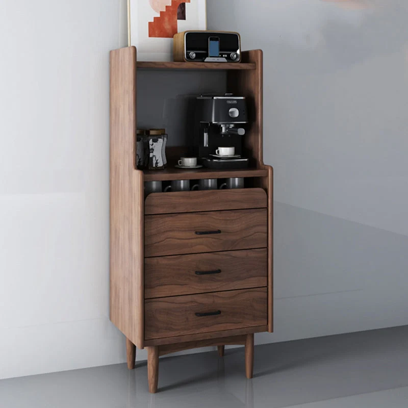 Gelaagd hout Sideboard Contemporary Style Home Side Board Drawers 20l