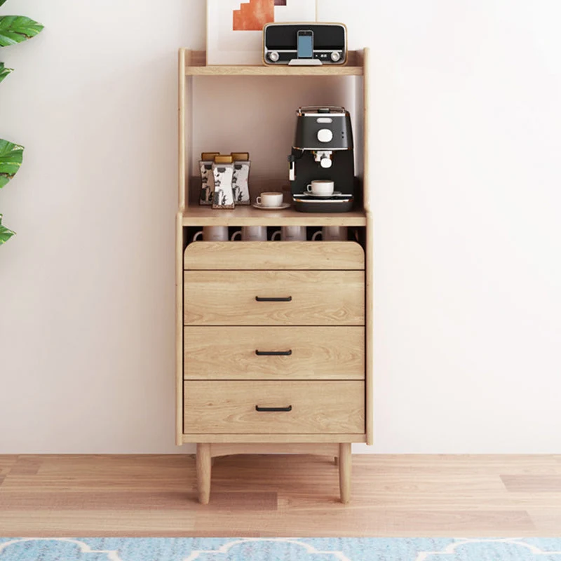 Gelaagd hout Sideboard Contemporary Style Home Side Board Drawers 20l