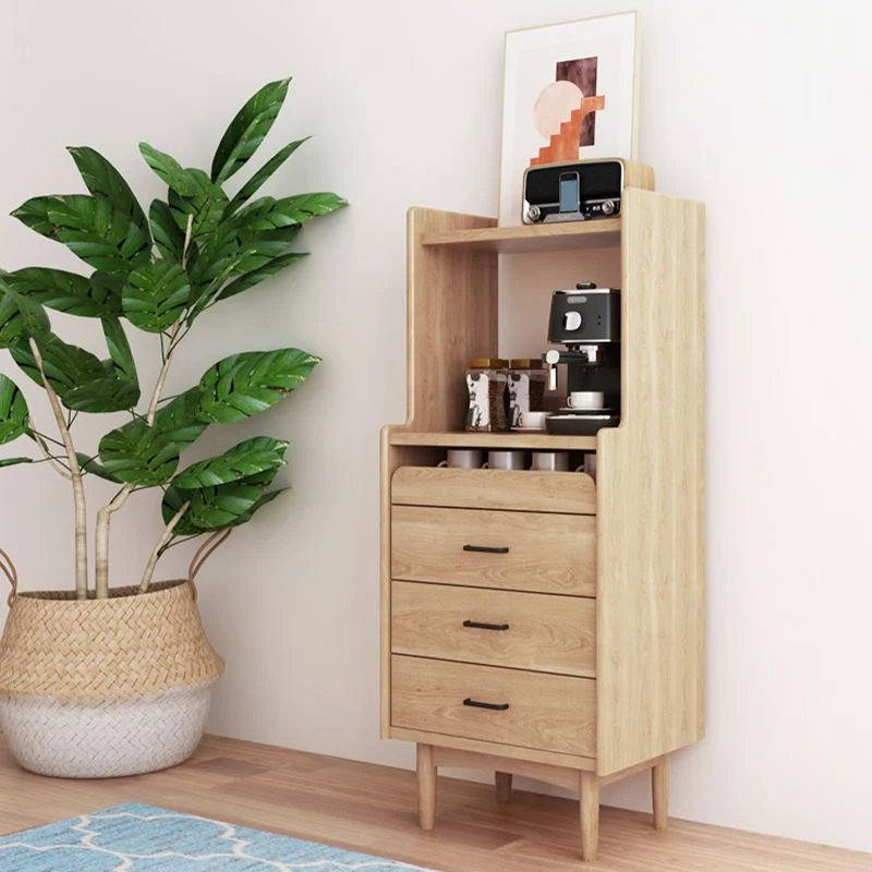 Gelaagd hout Sideboard Contemporary Style Home Side Board Drawers 20l