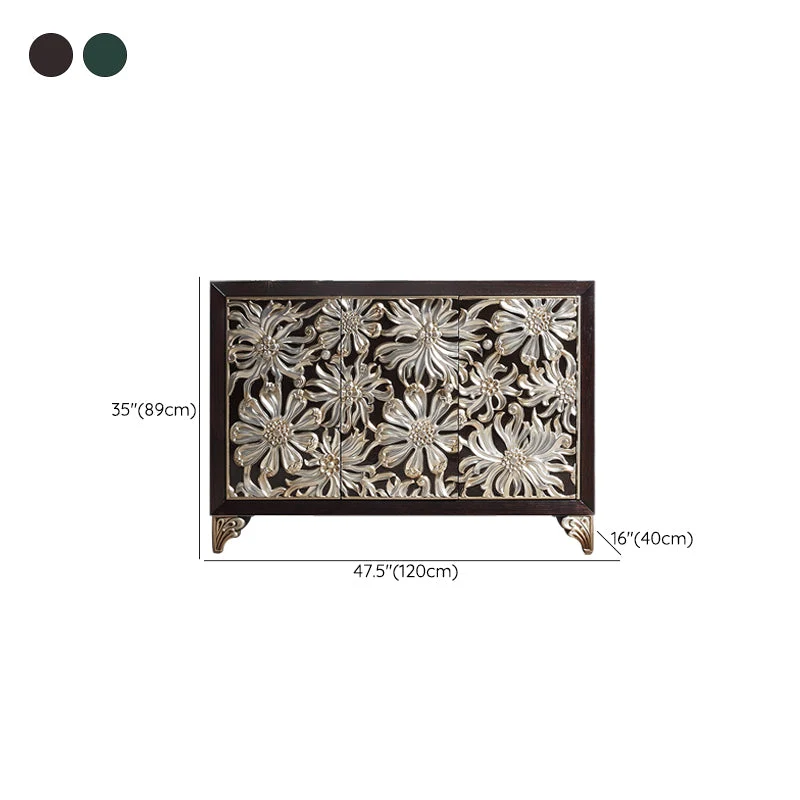 Glam Style Instelbaar Shelving Sideboard Wood Cabinets Buffet Table 38l