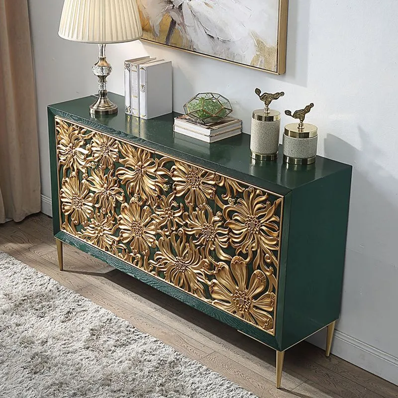 Glam Style Instelbaar Shelving Sideboard Wood Cabinets Buffet Table 38l