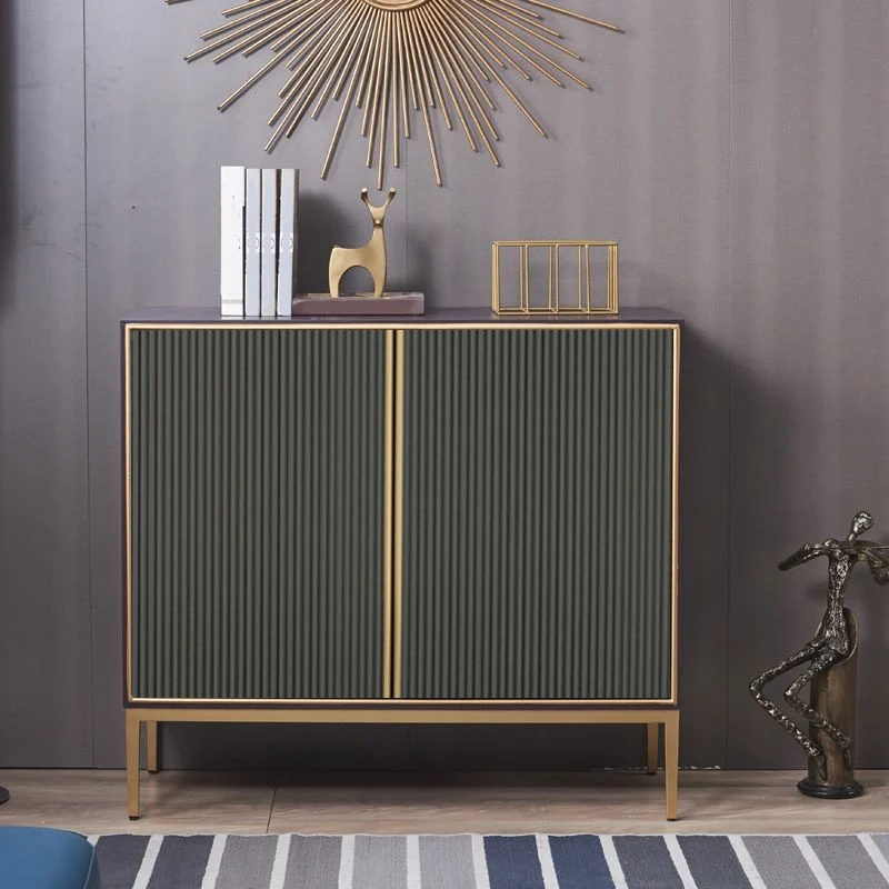 Glam Style Sideboard Engineered Wood Dining Sideboard Doors Living Room Eikenhout 39l