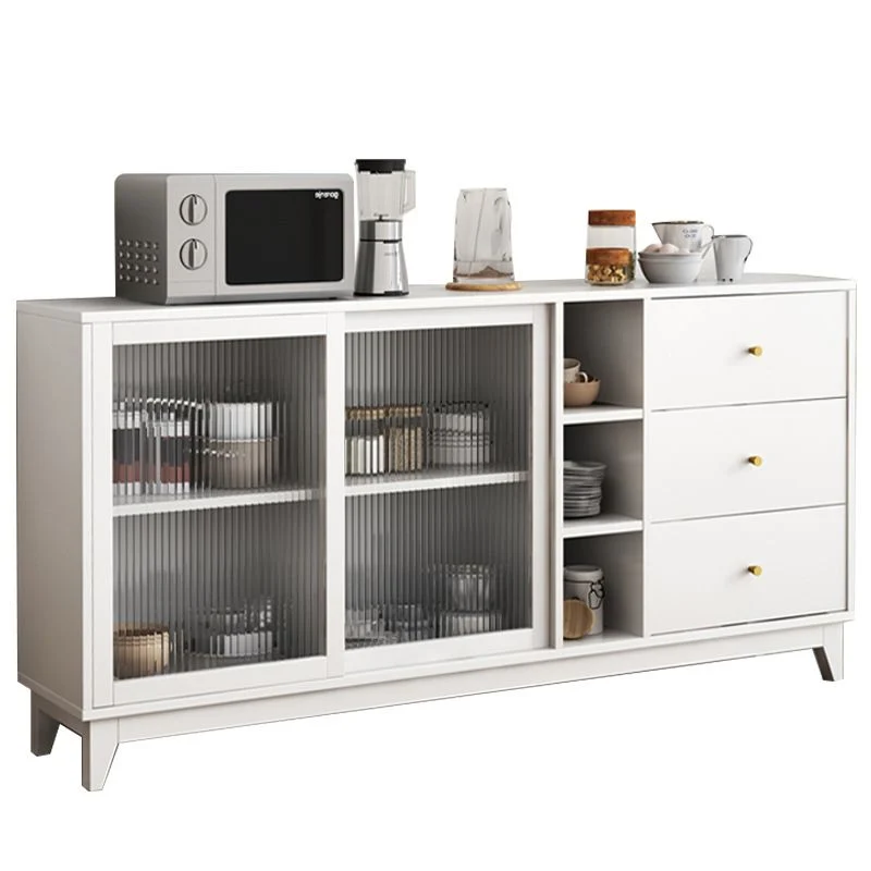 Glam Style Sideboard Engineered Wood Dining Sideboard Glaswerk Door Https