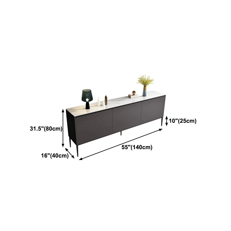 Glam Style Sideboard Engineered Wood Sideboard Living Room - Makkelijk Schoon Te Maken 47l