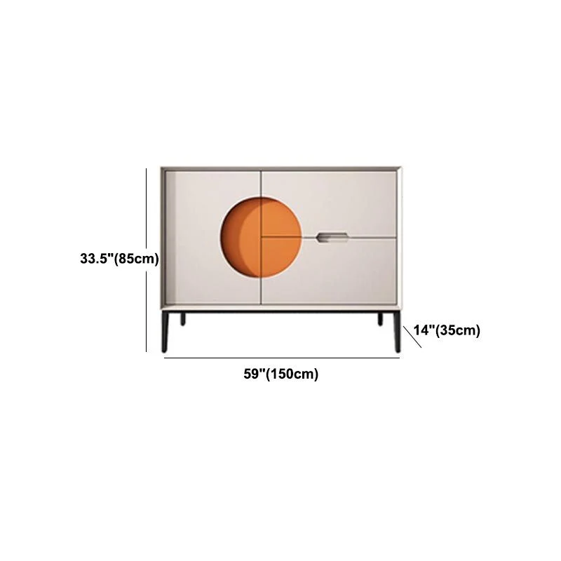 Glam Style Sideboard Massief hout Dining Sideboard Drawers Living Room Https