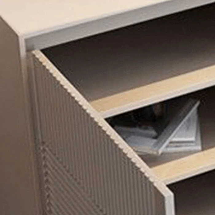 Glam Style Sideboard Wood Side Board Cabinets and Drawers met Stoelen Set 47l