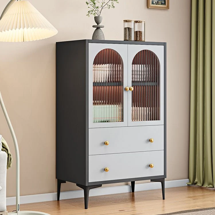 Hedendaags Sideboard Cabinet Faux Wood Sideboard Table Doors Dining Room - Makkelijk Schoon Te Maken 24l