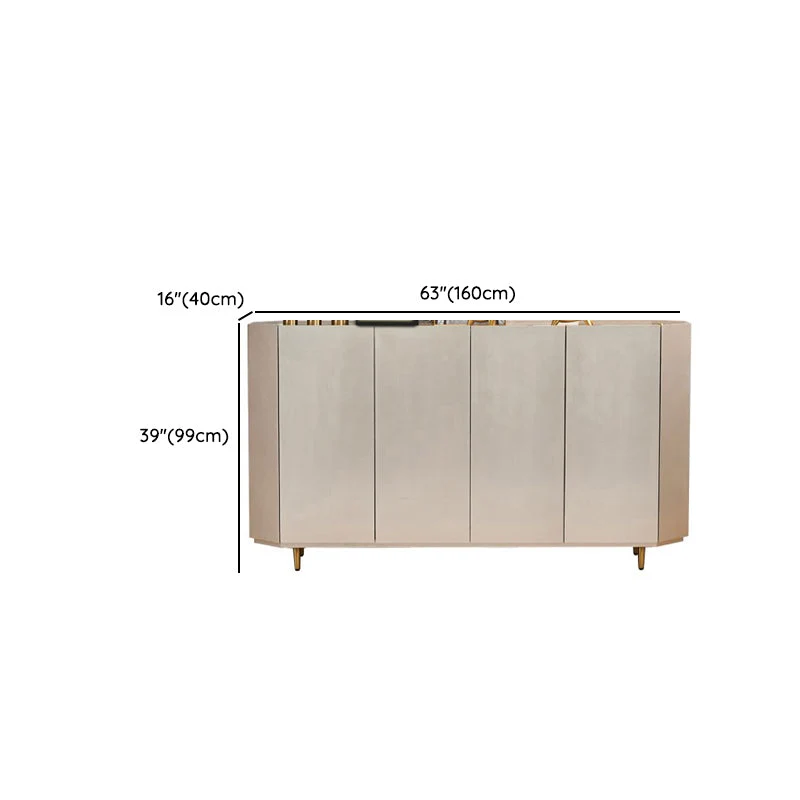Hedendaags Sideboard Engineered Wood Sideboard Cabinet Doors Dining Room Gemakkelijk Schoon te Maken 39l