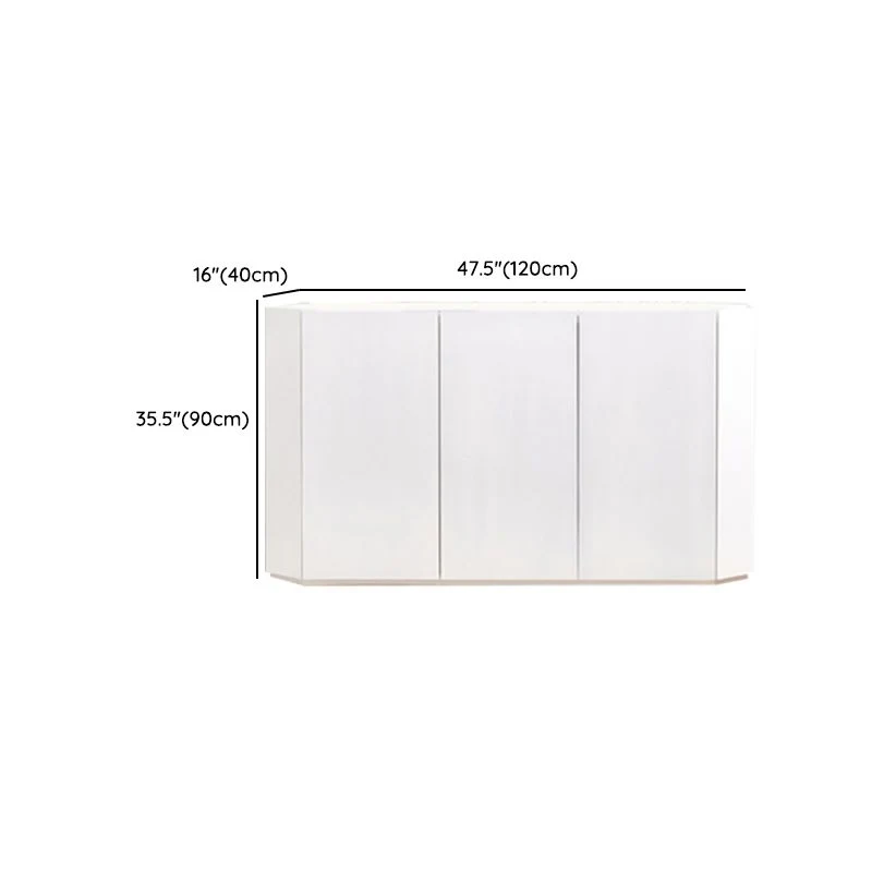 Hedendaags Sideboard Engineered Wood Sideboard Cabinet Doors Dining Room Gemakkelijk Schoon te Maken 39l