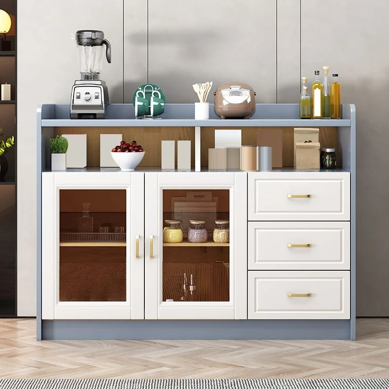 Hedendaags Style Buffet Table Solid Wood Side Board Cabinet and Drawers Stofbestendig 39l