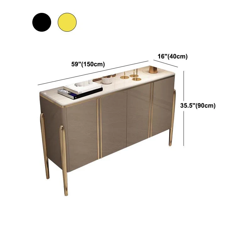 Industrieel 35"H Sideboard Glam Style Sideboard Buffet Living Room and Kitchen 47l