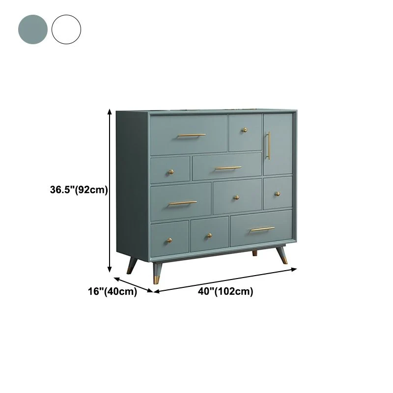 Industrieel Birch Living Room Sideboard Cabinet Glam Buffet Server Cabinet 40l