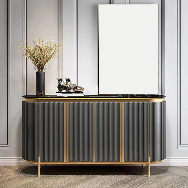 Industrieel Glam Buffet Sideboard 4-Door Cabinets Dining Buffet Living Room 47l