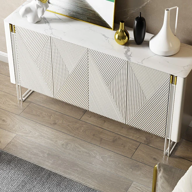 Industrieel Hedendaags and Contemporary Sideboard Stone Dining Buffet Cabinets 47l