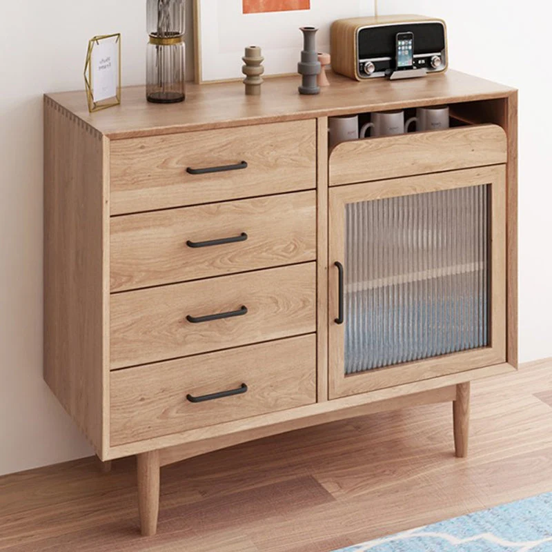 Industrieel Houtsoort Sideboard Contemporary Home Side Board Drawers and Cabinets 31l