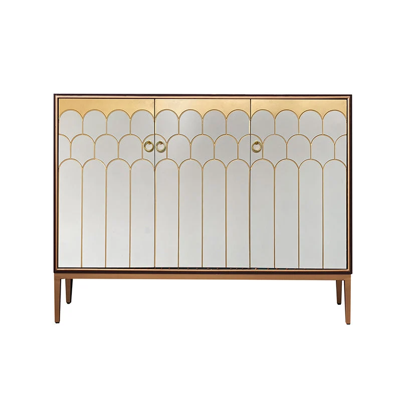 Industrieel Wood Buffet Sideboard Glam Style Sideboard Table Living Room 39l