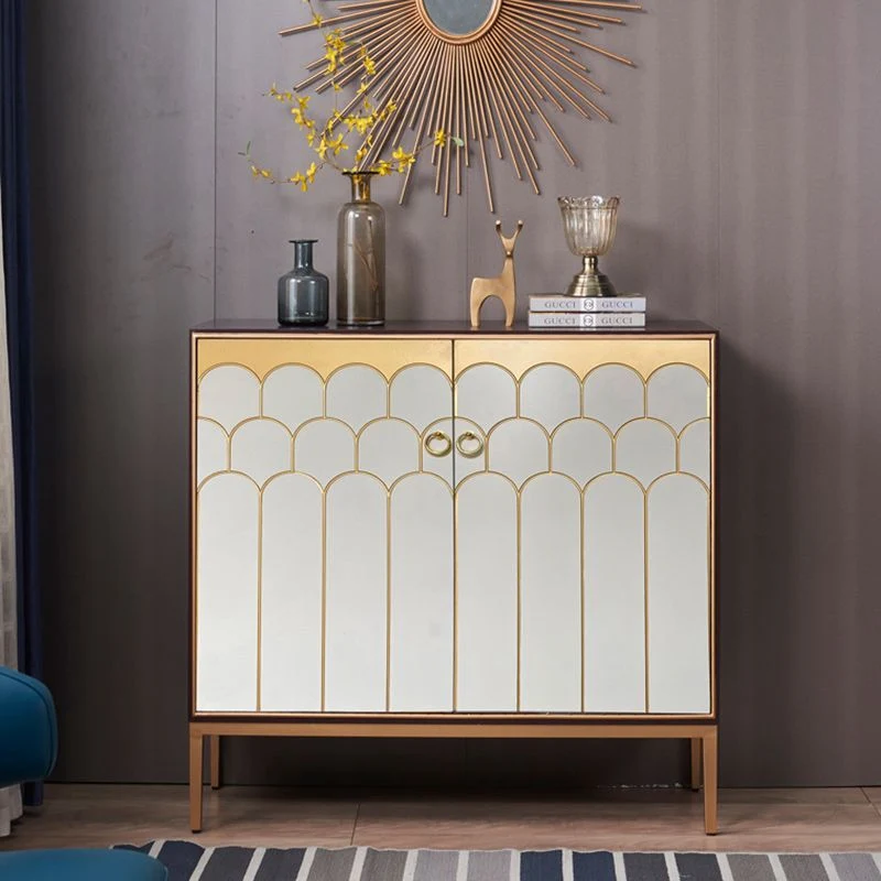 Industrieel Wood Buffet Sideboard Glam Style Sideboard Table Living Room 39l