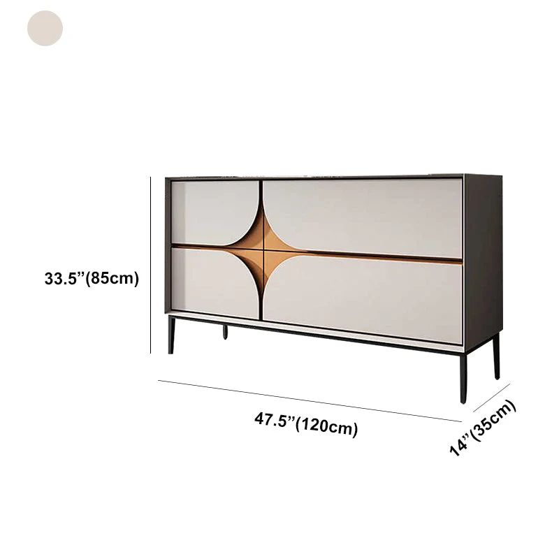 Landelijk Contemporary Sideboard Wood Sideboard Drawer Dining Room 39l