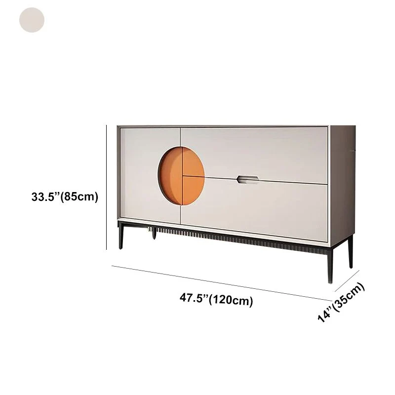 Landelijk Contemporary Sideboard Wood Sideboard Drawer Dining Room 39l