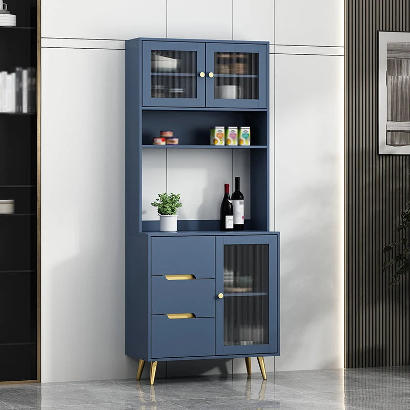 Landelijk 3 Drawer Sideboard Glam Style 78-inch Height Cupboard Living Room 31l