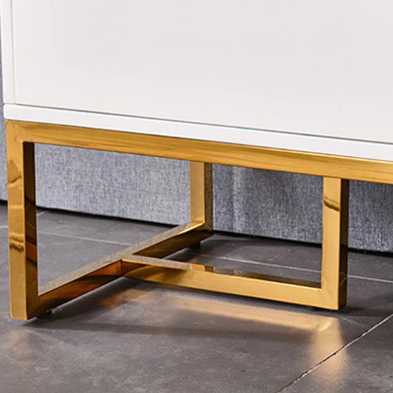 Landelijk Glam Sideboard Buffet 2 Doors and 3 Drawers Cabinets Buffet Sideboard 47l