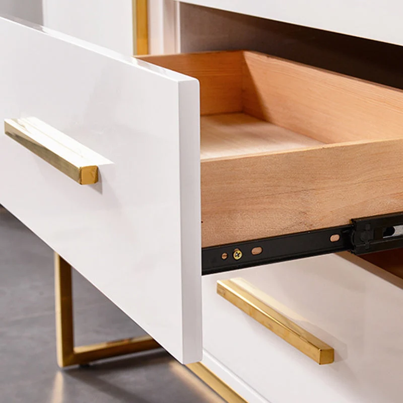 Landelijk Glam Sideboard Buffet 2 Doors and 3 Drawers Cabinets Buffet Sideboard 47l