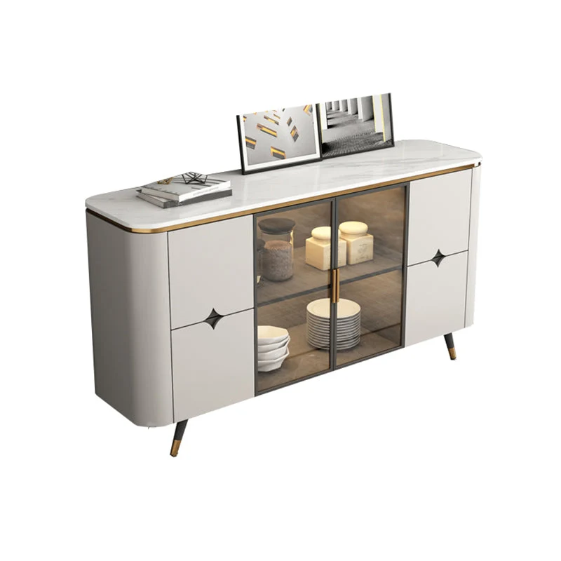 Landelijk Glam Sideboard Cabinet Drawers Natuurtint Sideboard Table Kitchen 47l