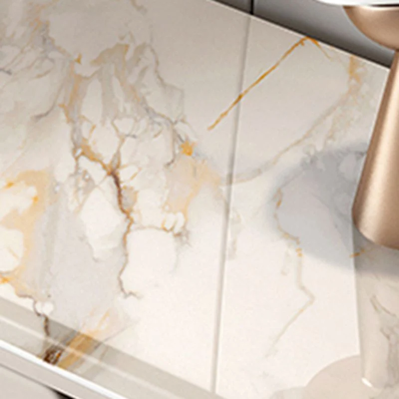 Landelijk Glam Style Dining Buffet Stone Side Board Cabinets and Drawer 20l