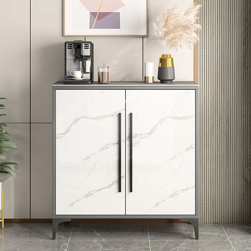 Landelijk Stone Top Sideboard Engineered Wood Kitchen Sideboard 2-Door 24l