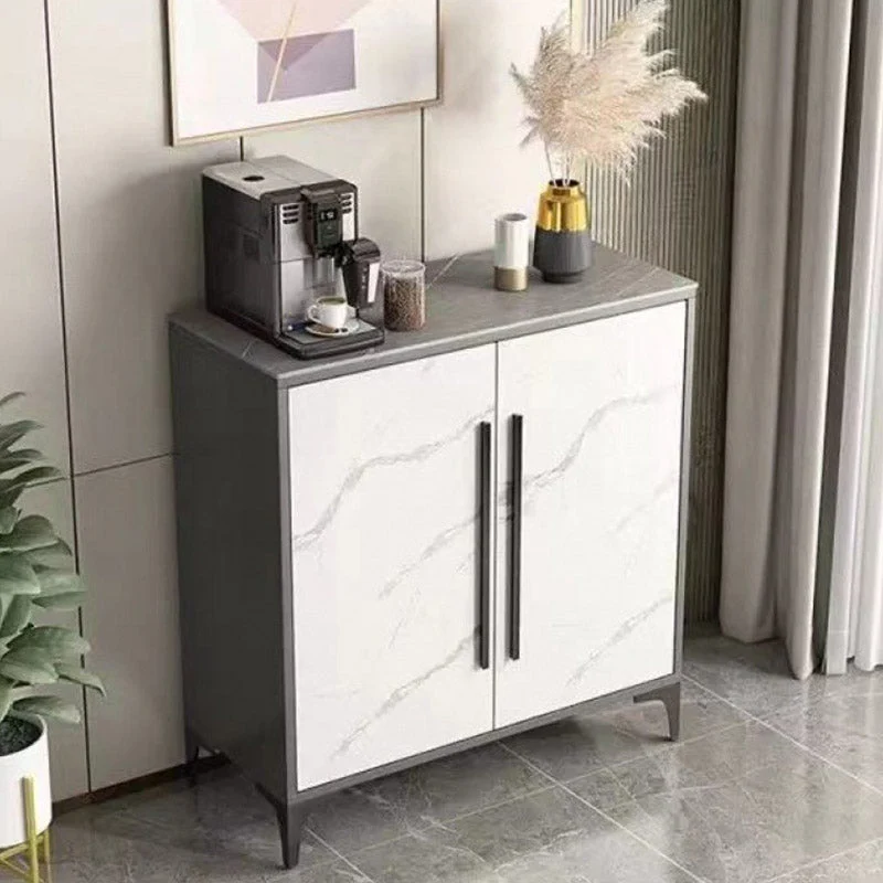 Landelijk Stone Top Sideboard Engineered Wood Kitchen Sideboard 2-Door 24l