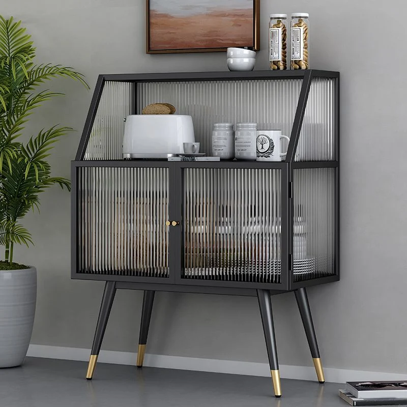 Matte Finish Glaswerk Dining Buffet Modern Indoor Sideboard Cabinets 24l