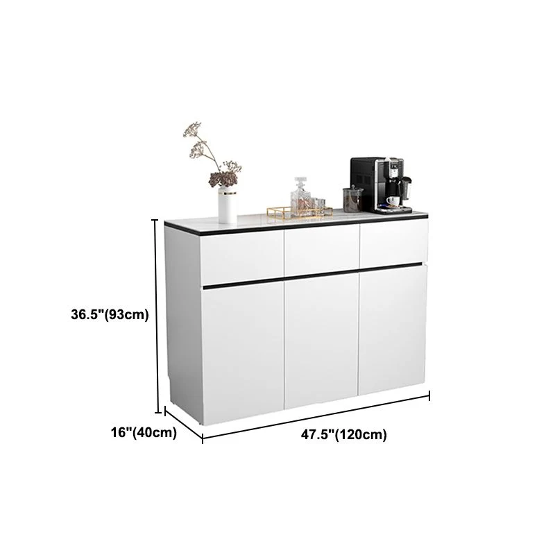 Melkwit Modern Sideboard Stone Top Sideboard Door Kitchen 47l
