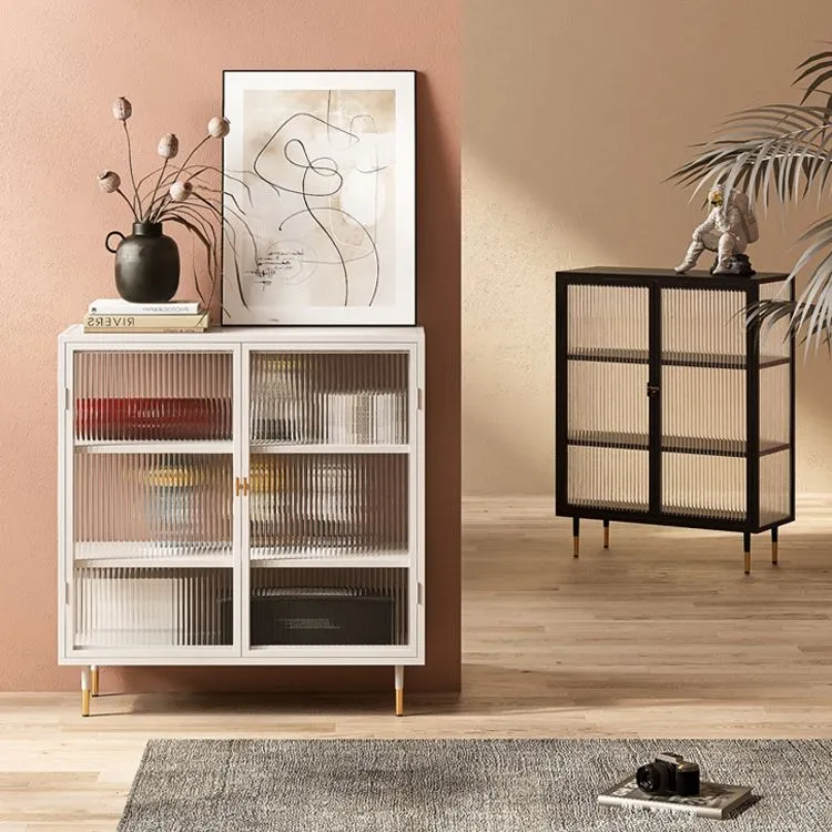 Metaal Sideboard Cabinets Glam Dining Server Living Room Eikenhout 16l