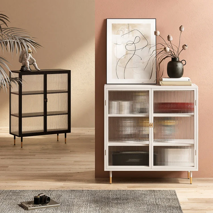 Metaal Sideboard Cabinets Glam Dining Server Living Room Eikenhout 16l