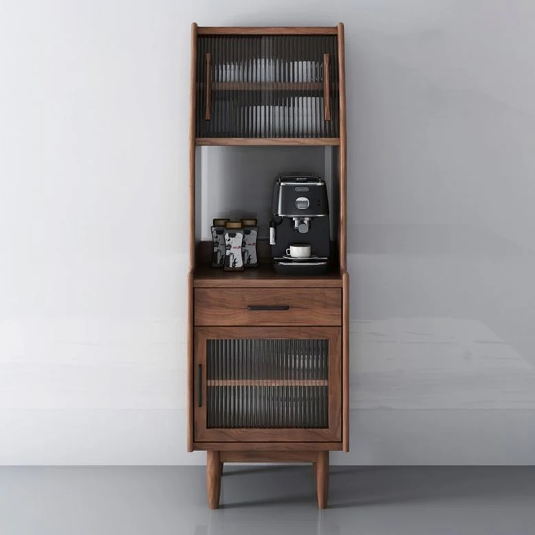 Minimalistisch Contemporary 68-inch Height Dennen Sideboard 1 Drawer and Doors Cupboard Living Room 20l