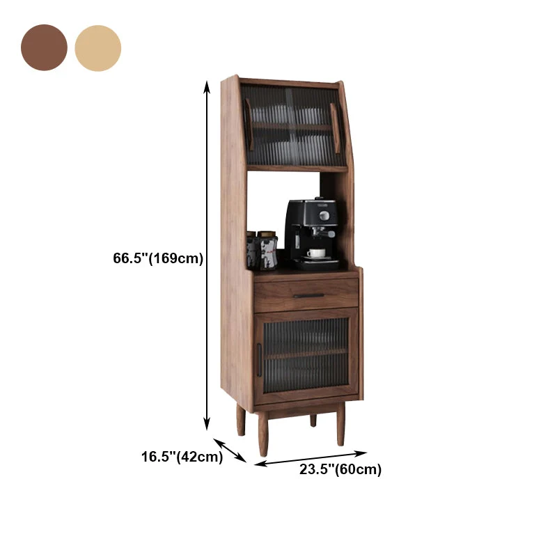 Minimalistisch Contemporary 68-inch Height Dennen Sideboard 1 Drawer and Doors Cupboard Living Room 20l