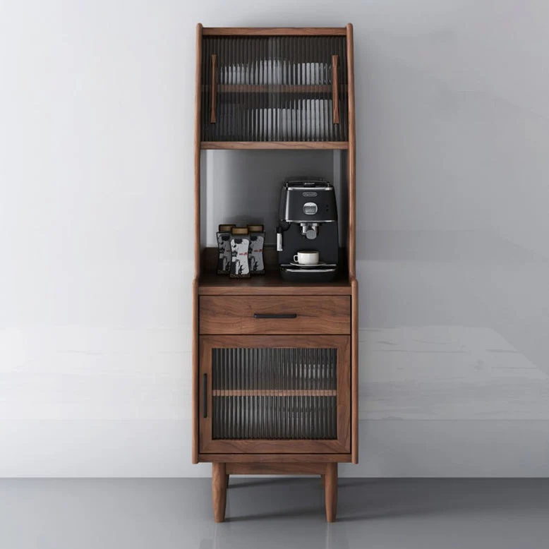 Minimalistisch Contemporary 68-inch Height Dennen Sideboard 1 Drawer and Doors Cupboard Living Room 20l