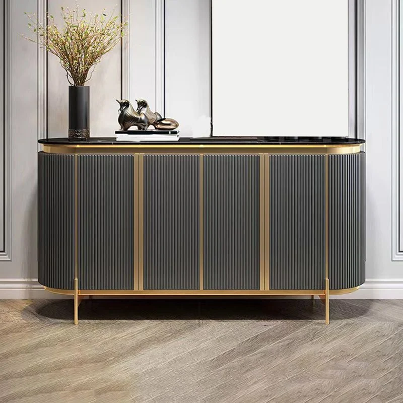 Minimalistisch Glam Buffet Sideboard 4-Door Cabinets Dining Buffet Living Room 47l