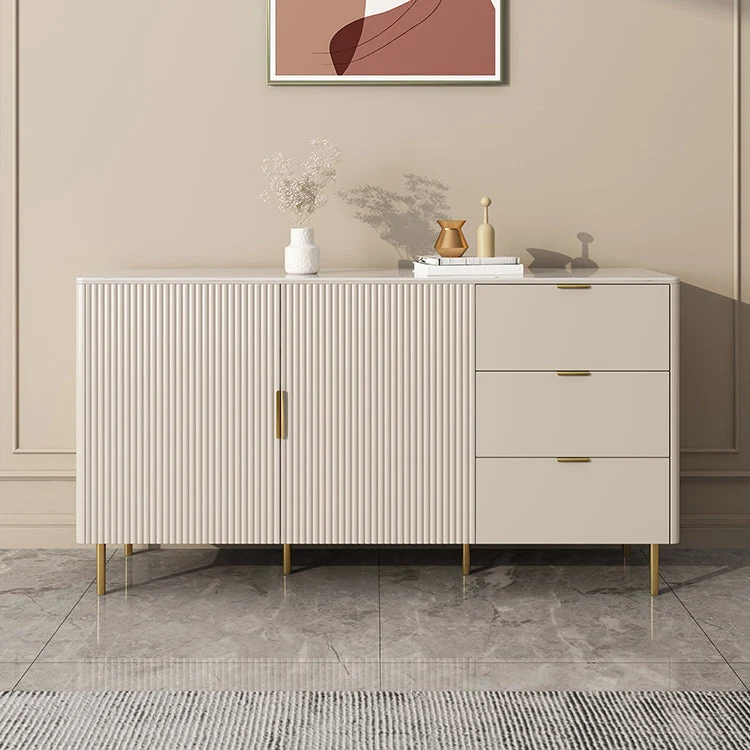 Minimalistisch Glam Sideboard Cabinet Stone Sideboard Table Drawers Kitchen 47l