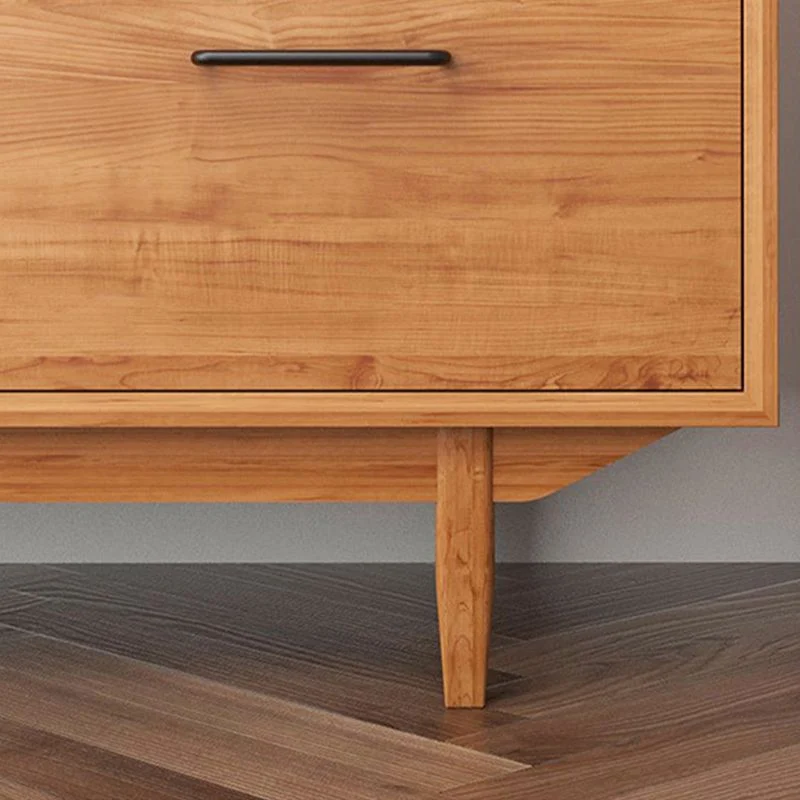 Modern Buffet Sideboard Eenkleurig Wood Sideboard Cabinets and Cabinets Grijze Waslaag 47l