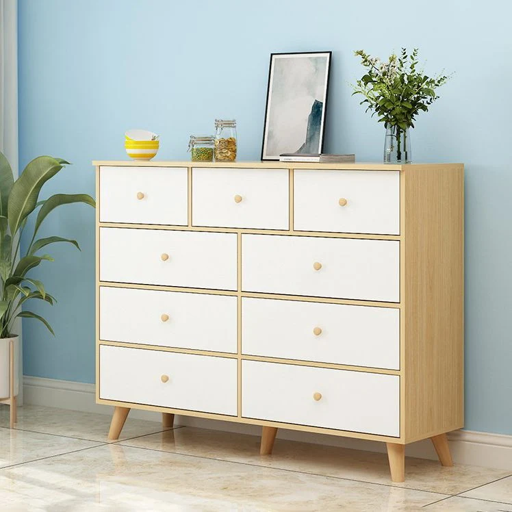 Modern Engineered Wood Sideboard Ongewikkeld Buffet Table Drawer Living Room 31l