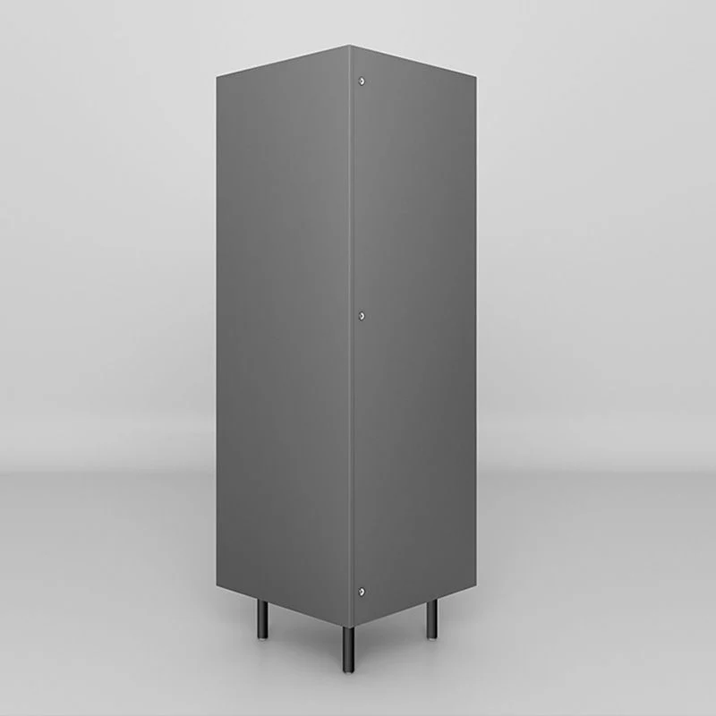 Modern Glass Doors Sideboard 55" H Instelbaar Shelving Sideboard Buffet Table Gray